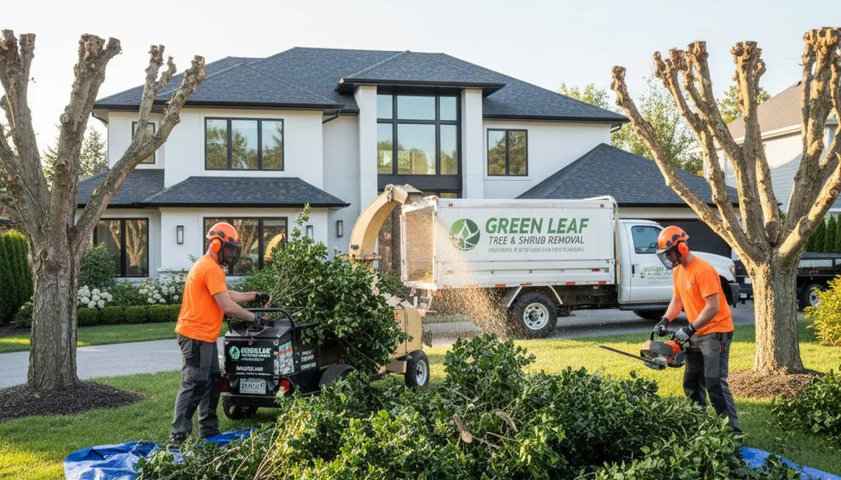 Professional shrub removal service in Philadelphia, PA improving yard safety and curb appeal
