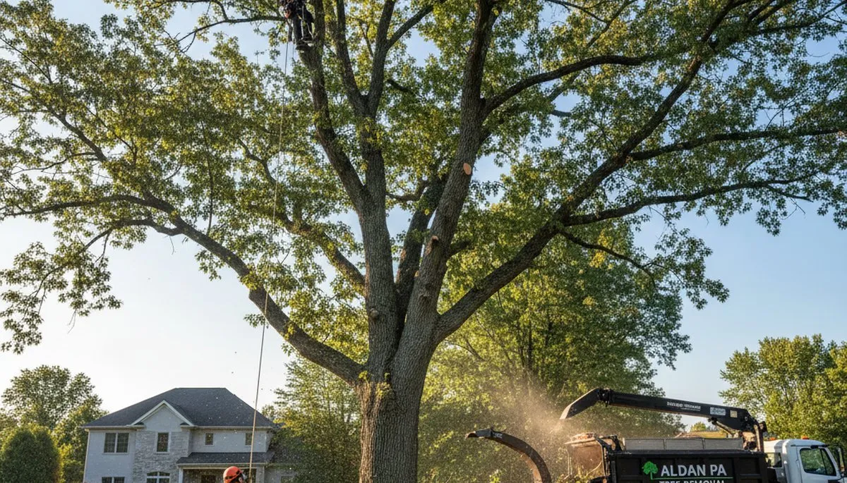 Professional tree removal service in Philadelphia PA by certified arborists at TreeTrimmingPhiladelphiaPA